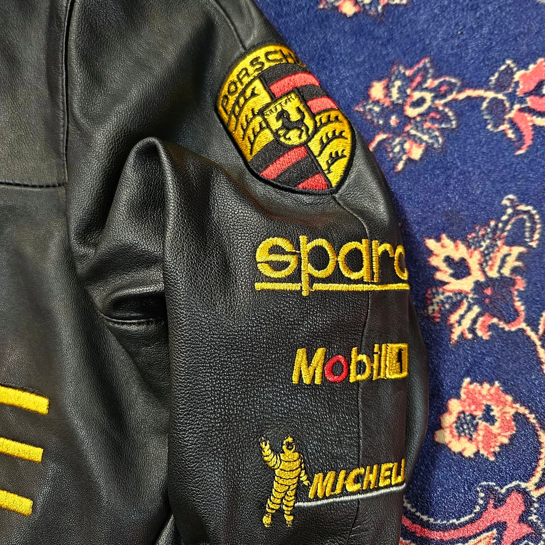  양가죽 포르쉐 패치드 양가죽 후드 자켓  상품이미지4