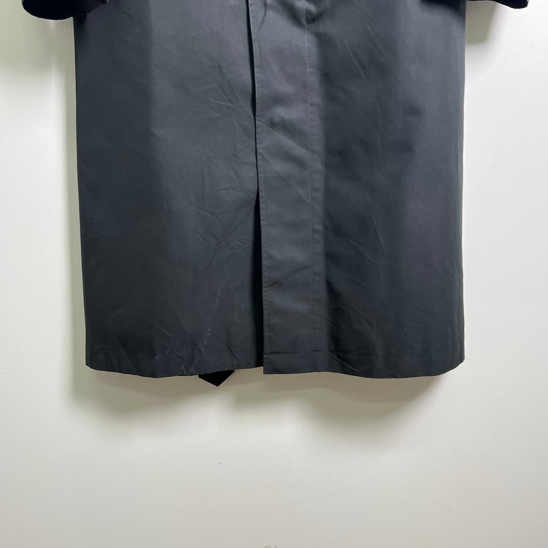 CK 캘빈클라인 블랙 롱 트렌치 코트 L 상품이미지5