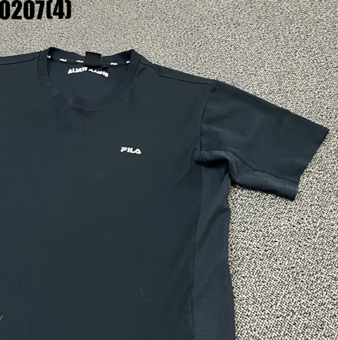 [105] 휠라 블랙 반팔 기능성 티셔츠 0207(4) 상품이미지2