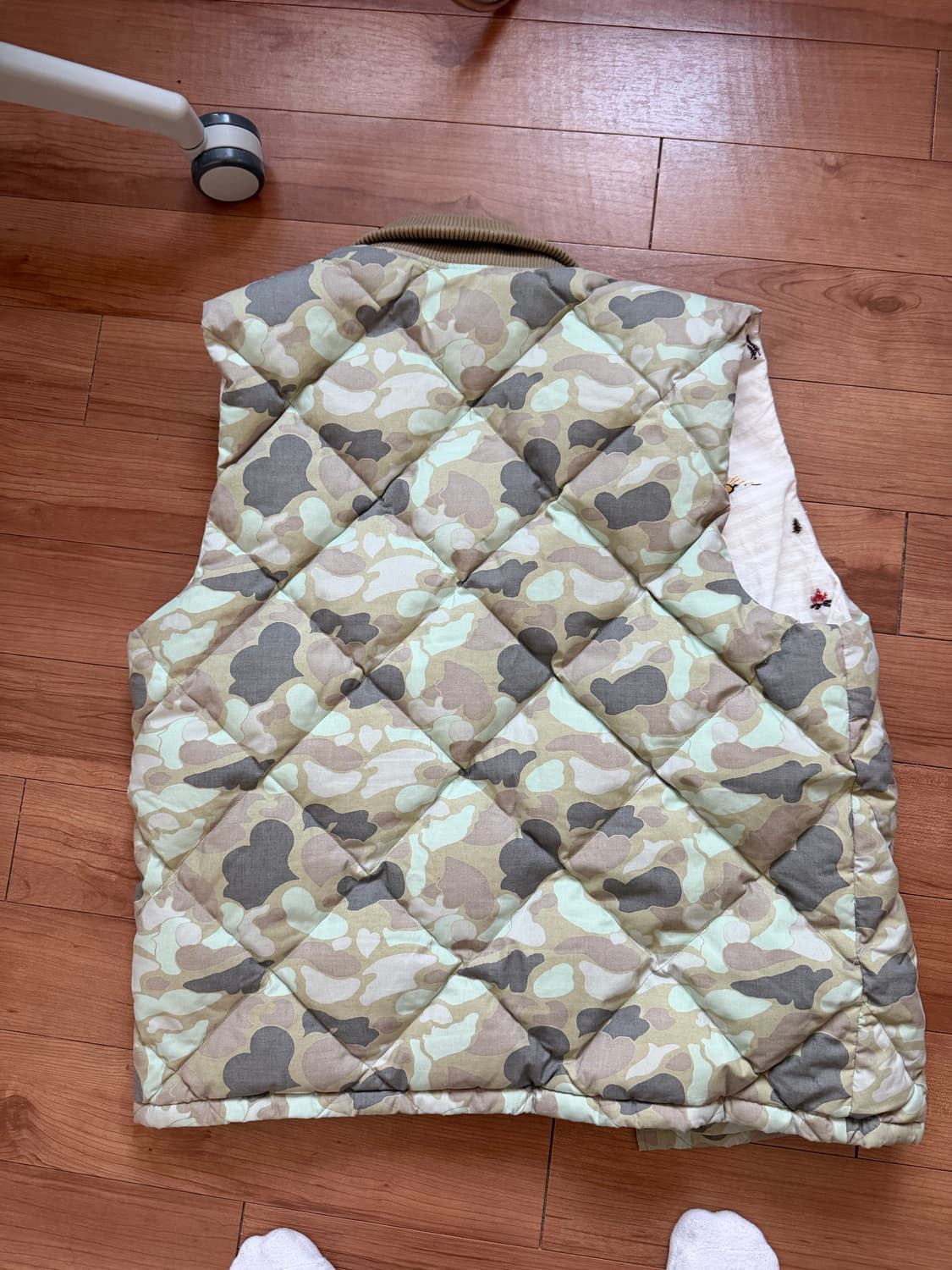 레미릴리프 카고패턴 다운 베스트 상품이미지2