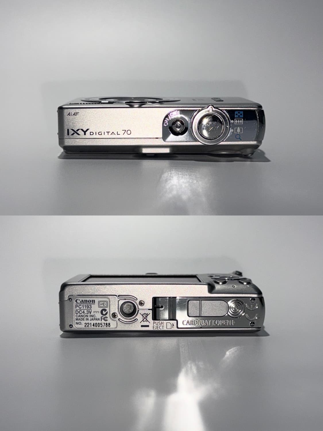 [풀구성!] 캐논 익시 ixy70 (익서스 ixus60) 실버 디카 상품이미지10