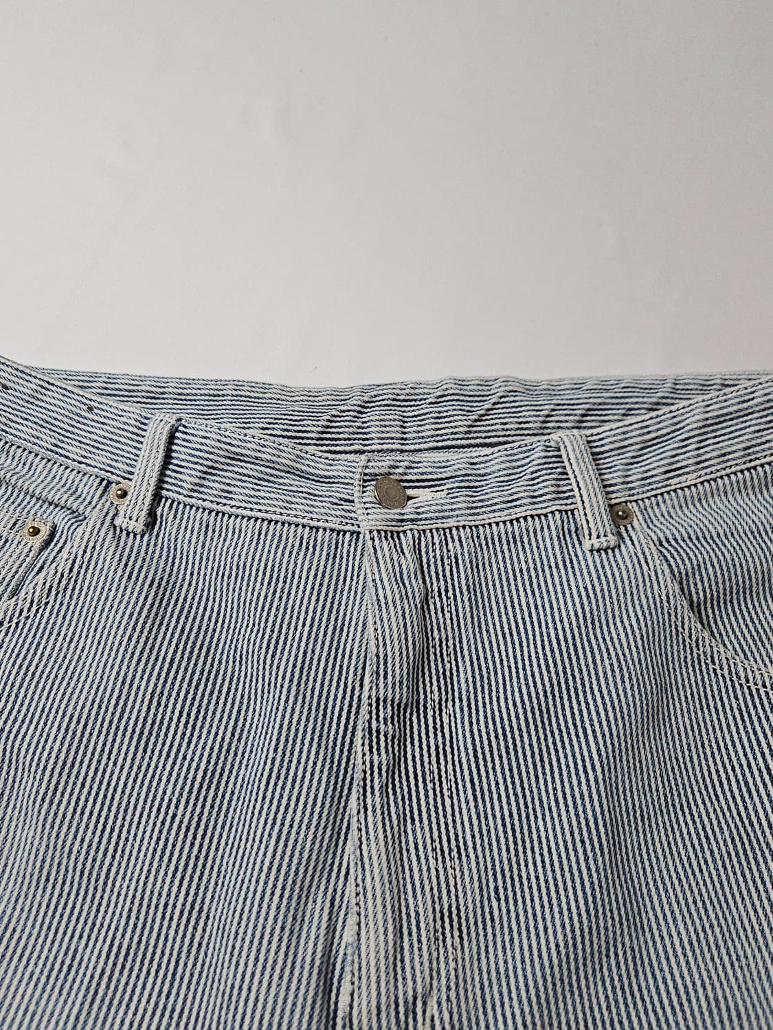 90s 쉐인진 스트라이프 버뮤다 쇼츠 숏팬츠 반바지 34 상품이미지4