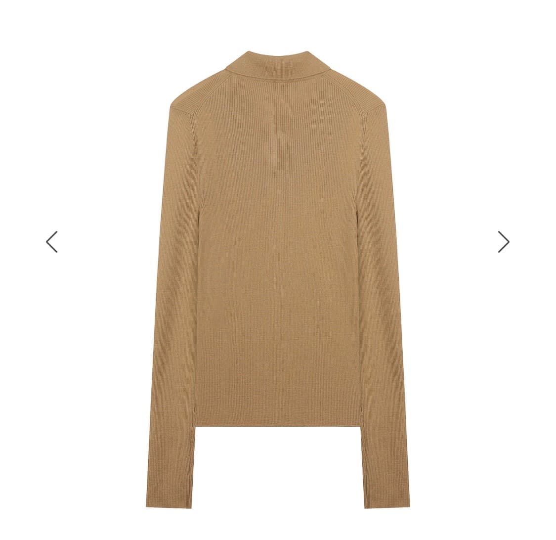 (re.w) flow soft pk knit  카멜 새상품(M) 상품이미지2