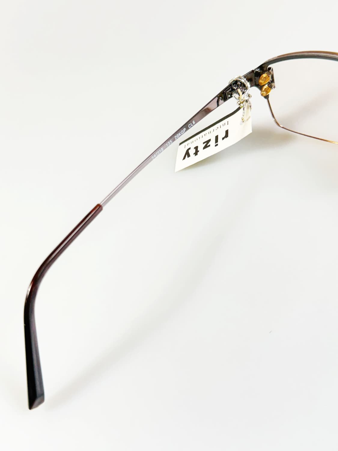 RITZY 반무테 스퀘어 메탈 프레임 빈티지 안경 상품이미지8