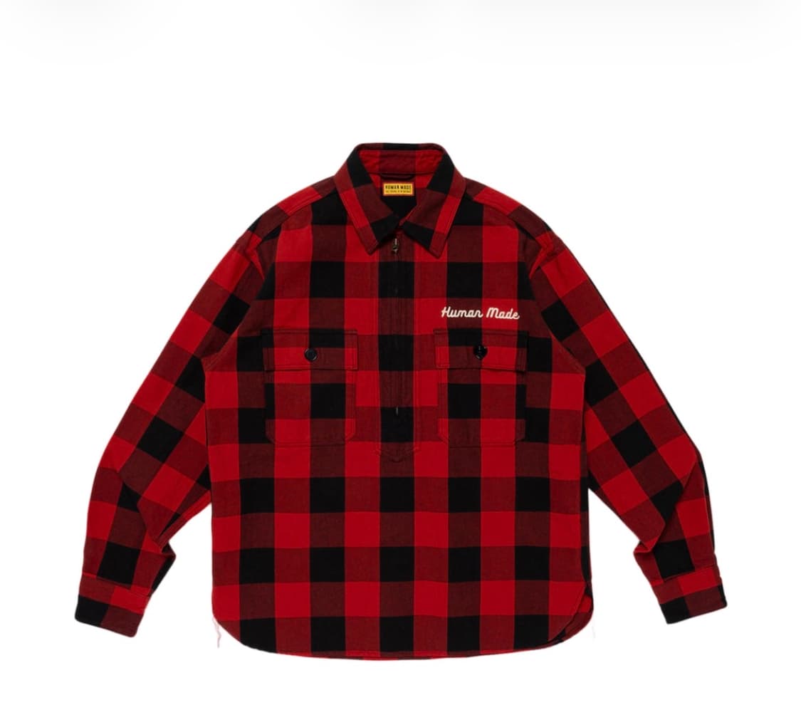 휴먼메이드 반집업 셔츠 2XL 상품이미지1