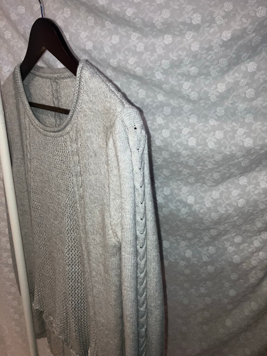 💌 Rose corsage layered knit. 상품이미지3