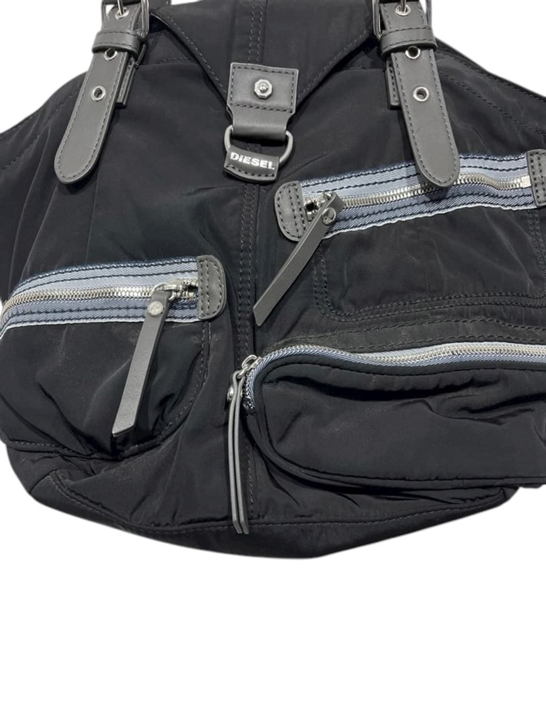 DIESEL Black Multi-Zip Shoulder Bag  상품이미지3