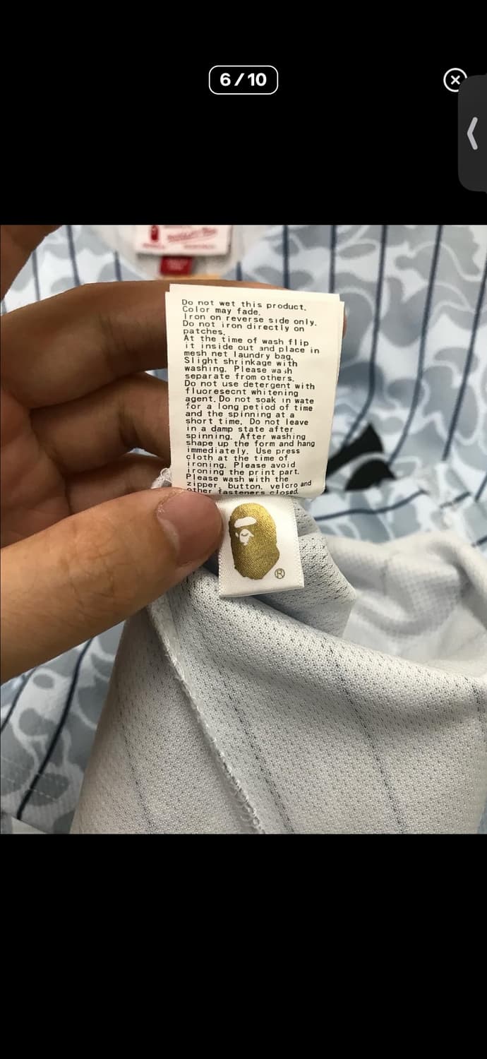 베이프 양키스 풋볼 져지 상품이미지6