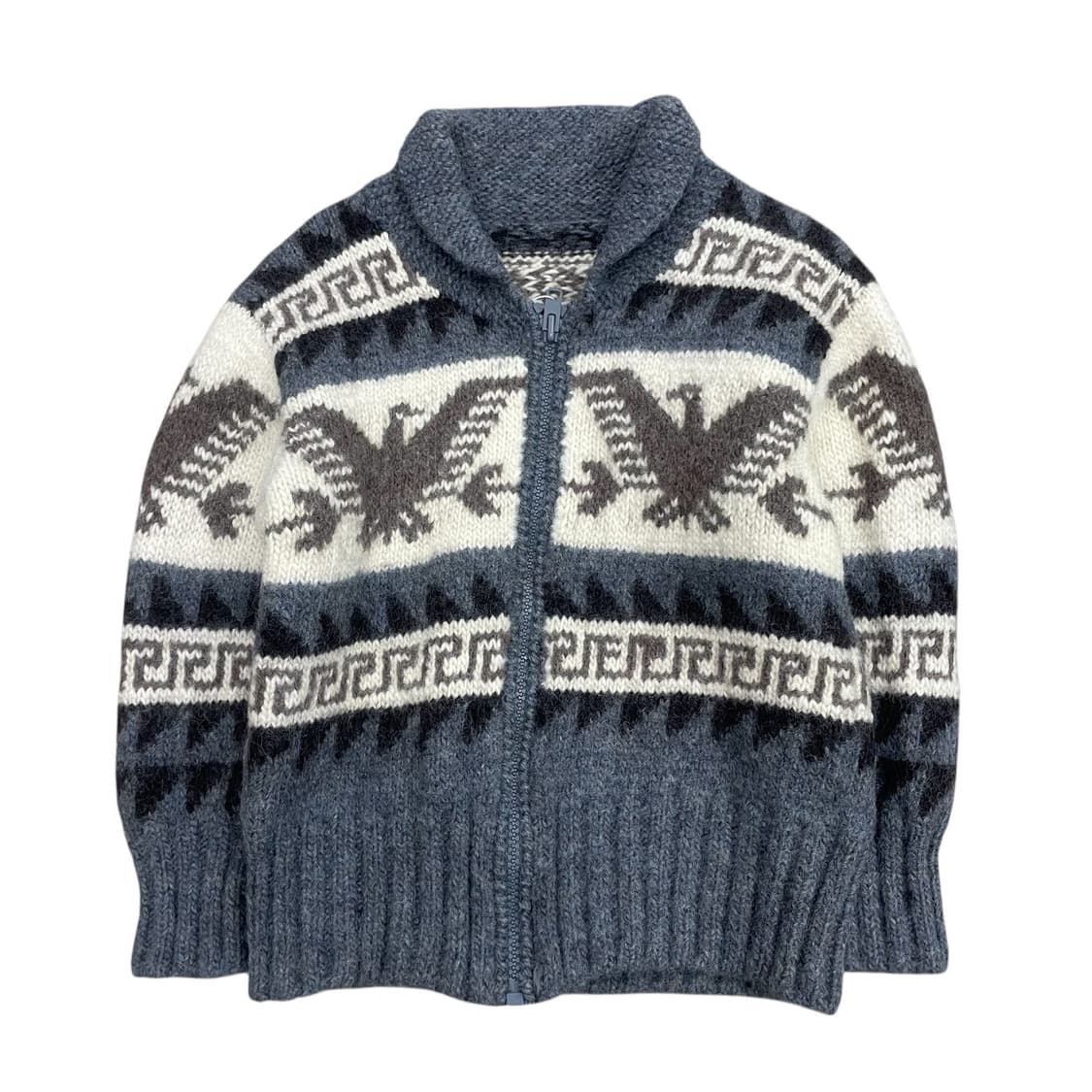 코위찬 가디건 독수리 패턴 상품이미지1