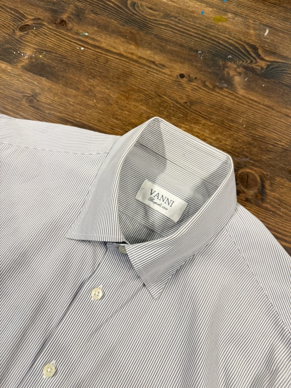 VANNI 반니 비스포크 드레스 셔츠 슬림100 상품이미지7