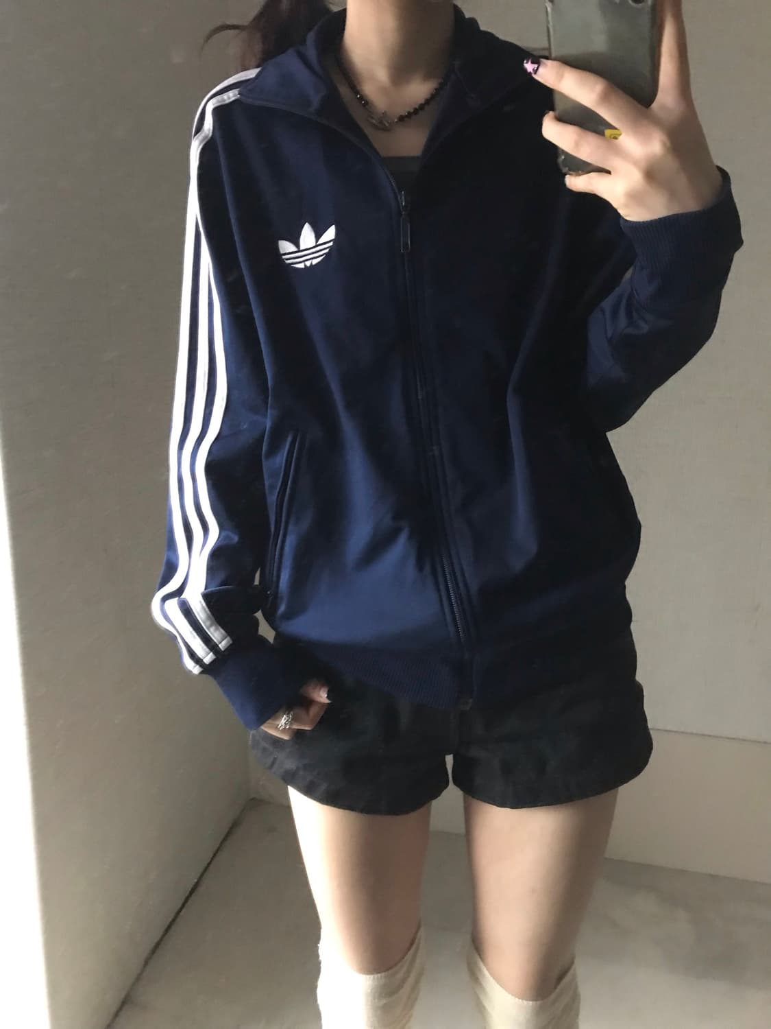 아디다스 네이비 구파이어버드 트랙탑 상품이미지2