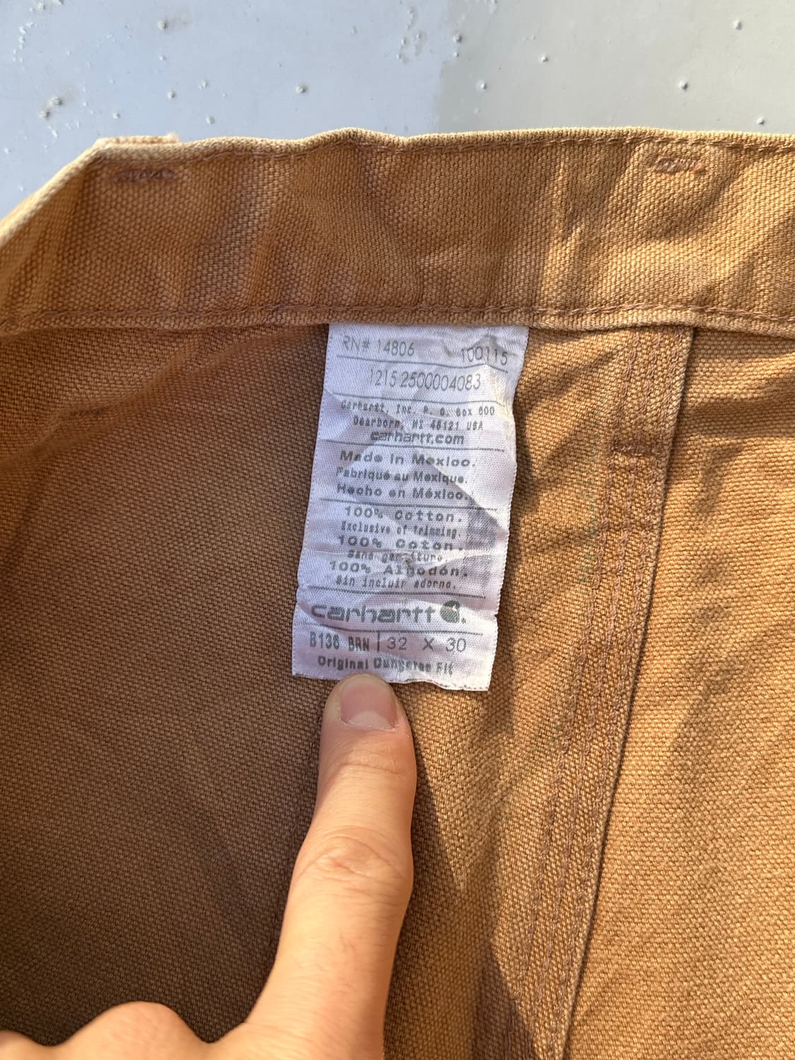 [칼하트] •Carhartt Double Knee B136-BRN 상품이미지5