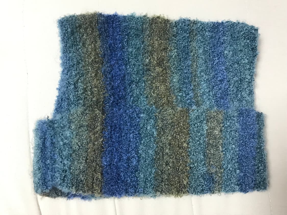 handmade 뜨개 블루 캣비니 상품이미지3