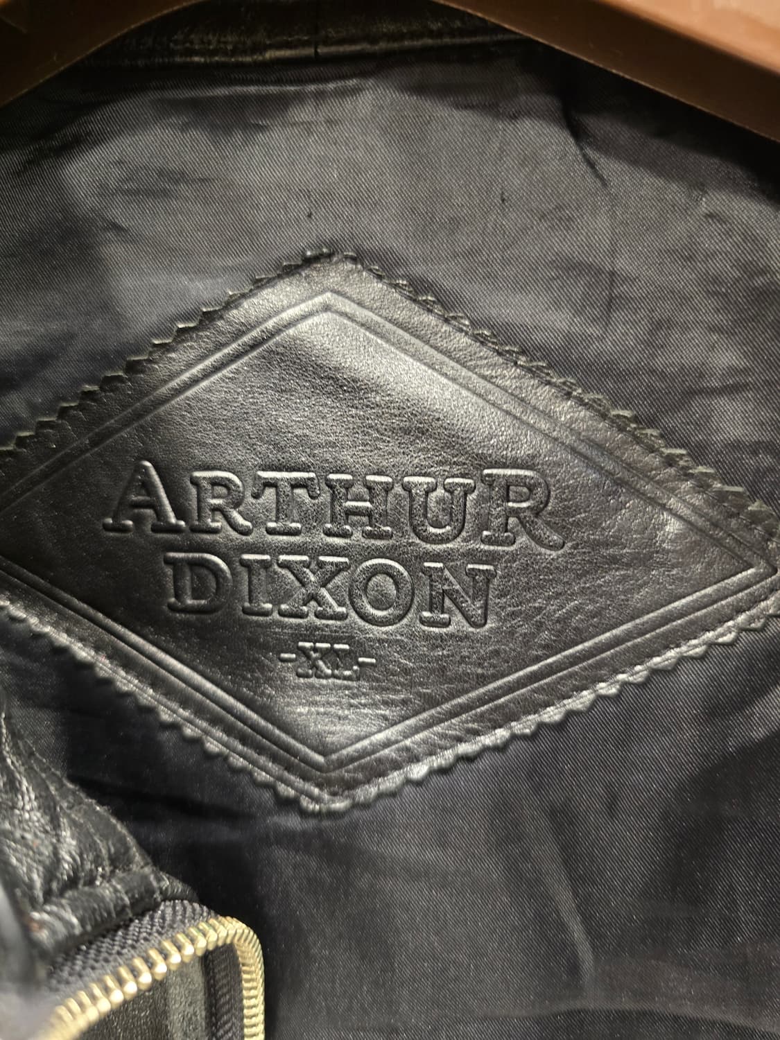 코오롱 아더딕슨 ARTHUR DIXON 가죽 라이더 자켓 100~105 상품이미지8