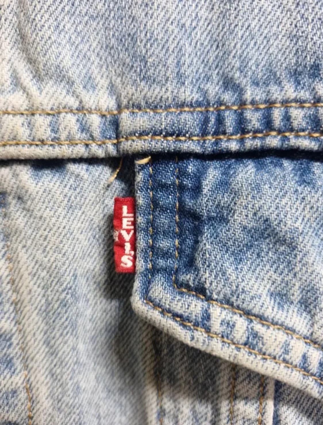 리바이스 프리미엄 트러커 데님자켓 M (워터리스) / 상태최상급 상품이미지4