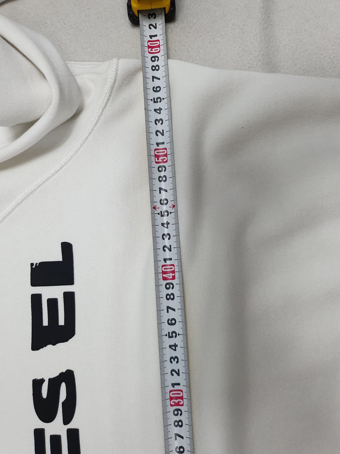 디젤 맨투맨 스웻 셔츠 화이트 L 상품이미지4