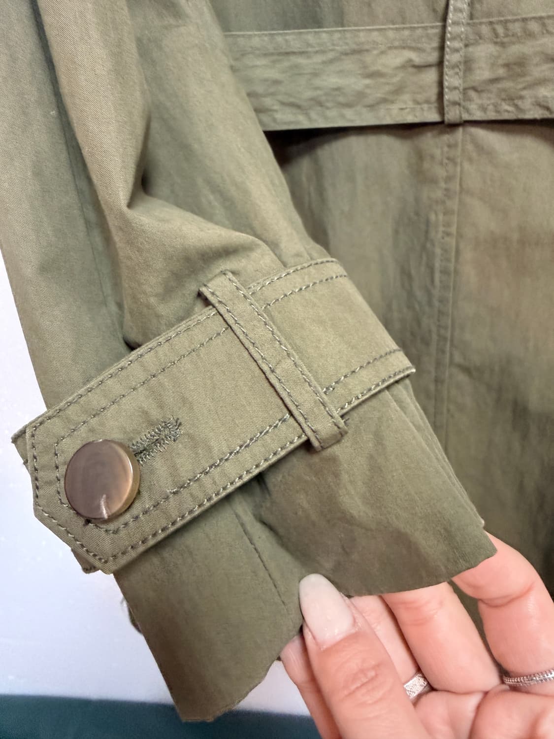 (새상품)에고이스트(EGOIST)벨트 트렌치코트 55 상품이미지5