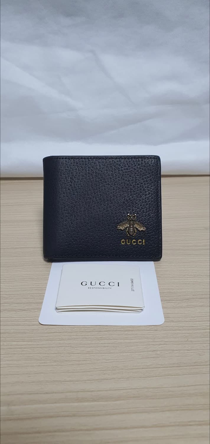 구찌 꿀벌 반지갑/지갑 정품A급(감정O) 상품이미지1