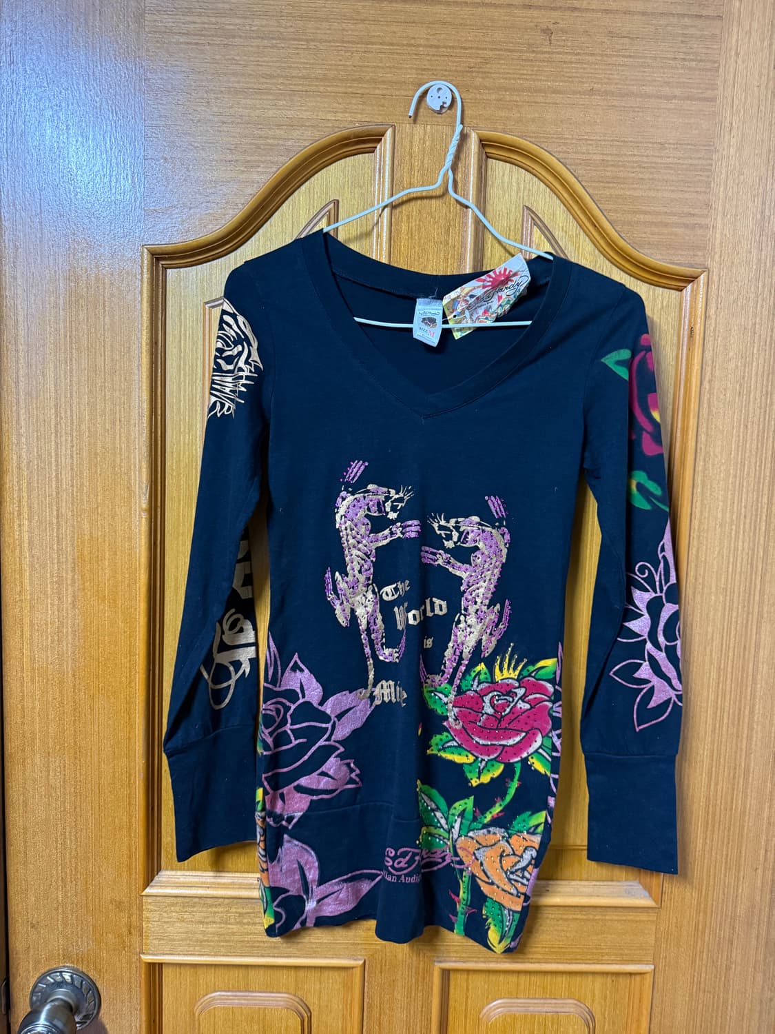 [M] 에드하디 롱슬리브 미니 원피스 상품이미지1