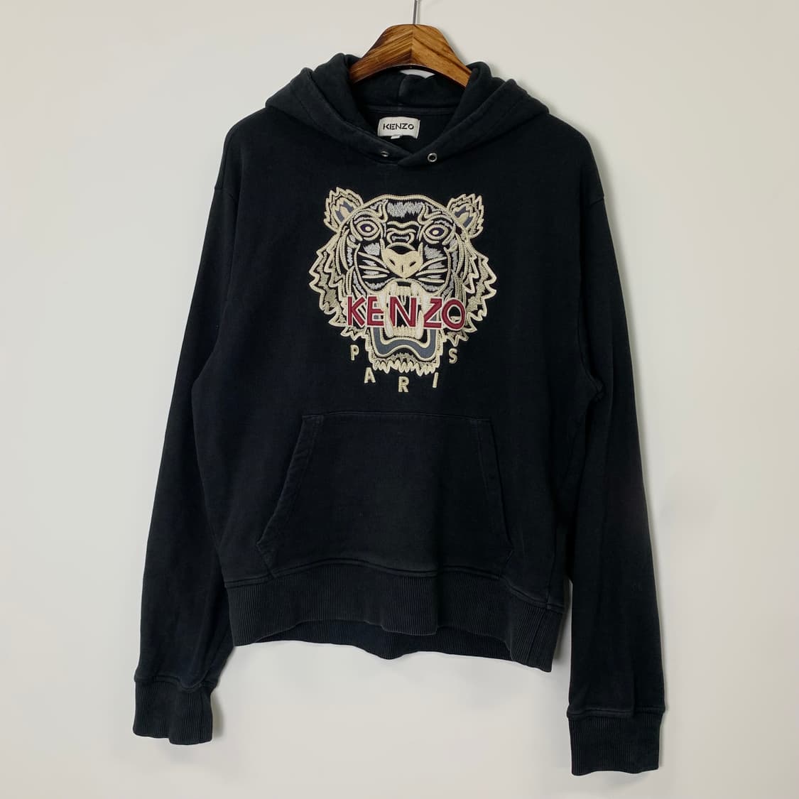 겐조 빅로고 블랙 후드티 상품이미지2