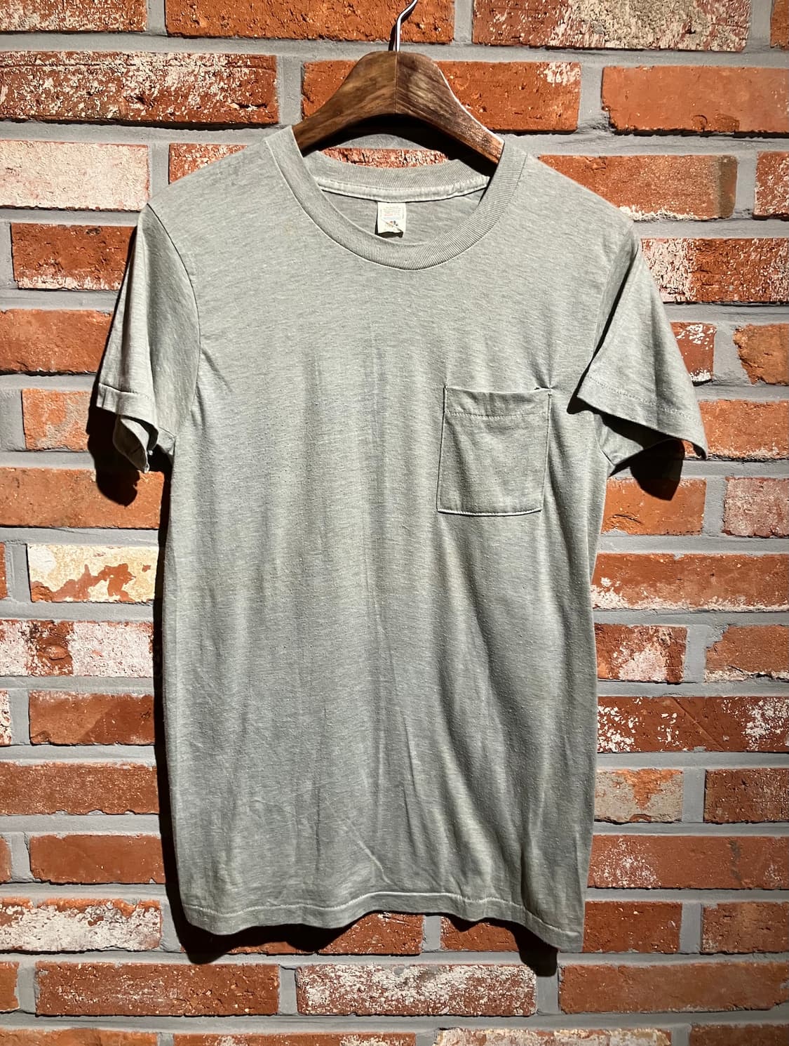 80s USA 빈티지 포켓 티셔츠 상품이미지2