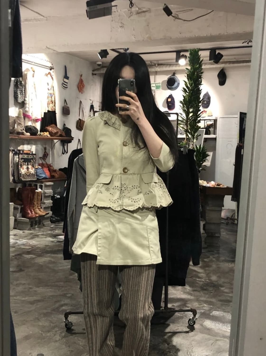 [1396]Redvalentino beige punching jacket 상품이미지1