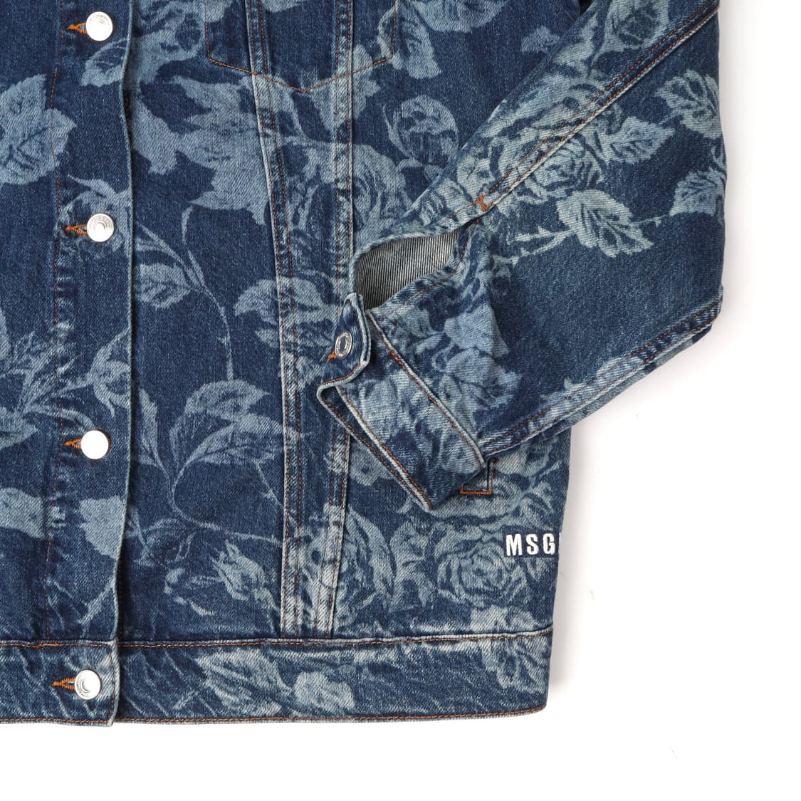 MSGM 21fw 2way 플로랄 데님자켓 상품이미지3