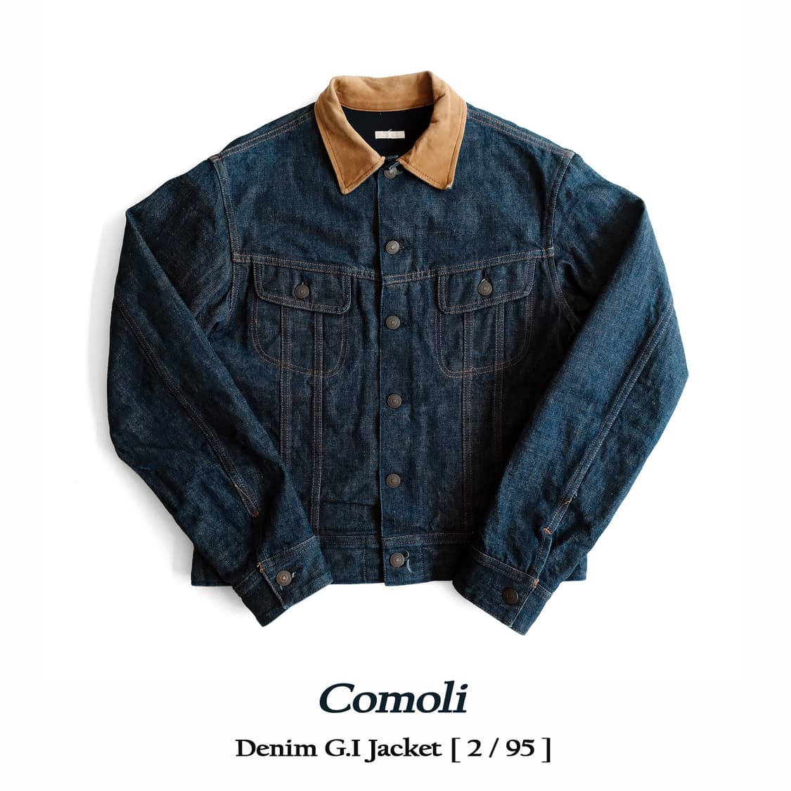 코모리 GI 데님 자켓 2사이즈(95) comoli 상품이미지1