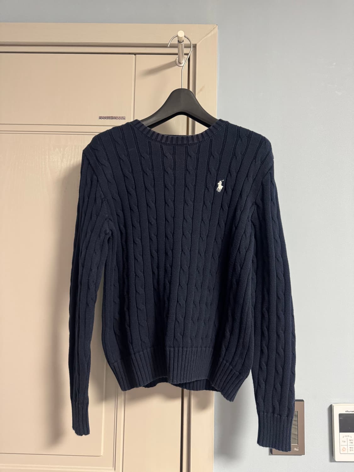 폴로 케이블 니트 스웨터 상품이미지1
