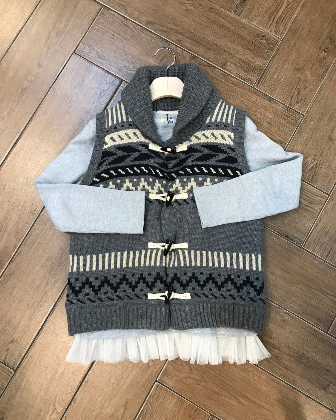 🦴노르딕 떡볶이 조끼 코디 세트 🦴 상품이미지5