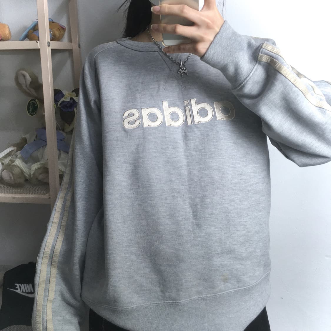 아디다스 일본판 대대장 맨투맨 상품이미지2