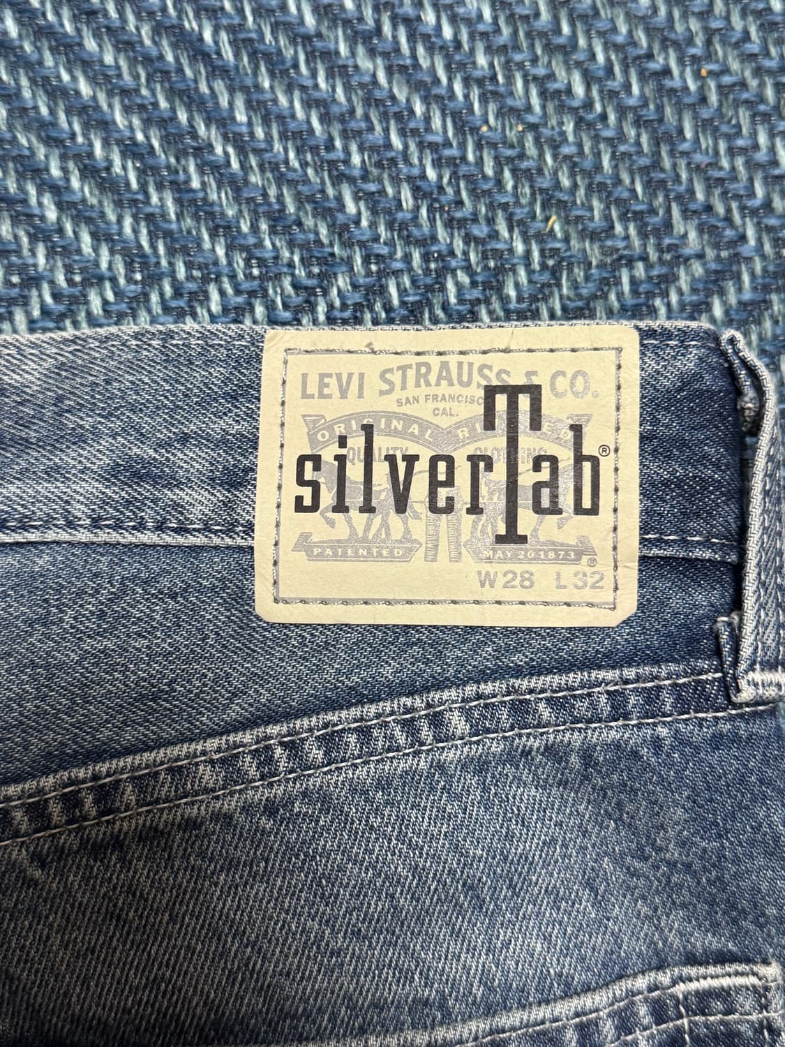 리바이스 공용 실버탭 루즈핏 진 W28 L32 상품이미지2