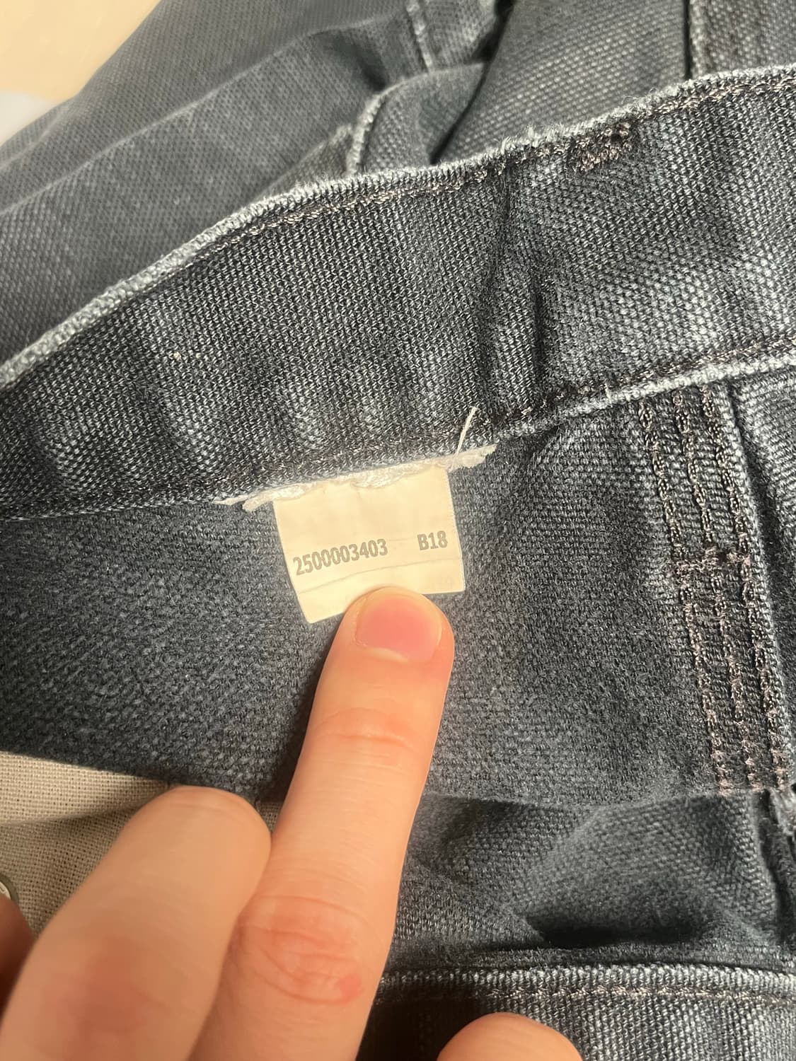 OG 칼하트 블랙 더블니 팬츠 칼하트 하드페이드 썩블니 상품이미지7