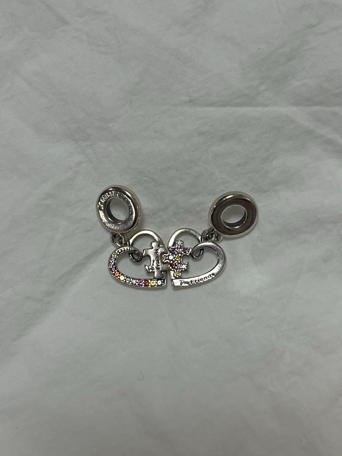 판도라 참 792239C01 스플리터블 퍼즐 피스 하트 프렌드쉽 펜던트  상품이미지2