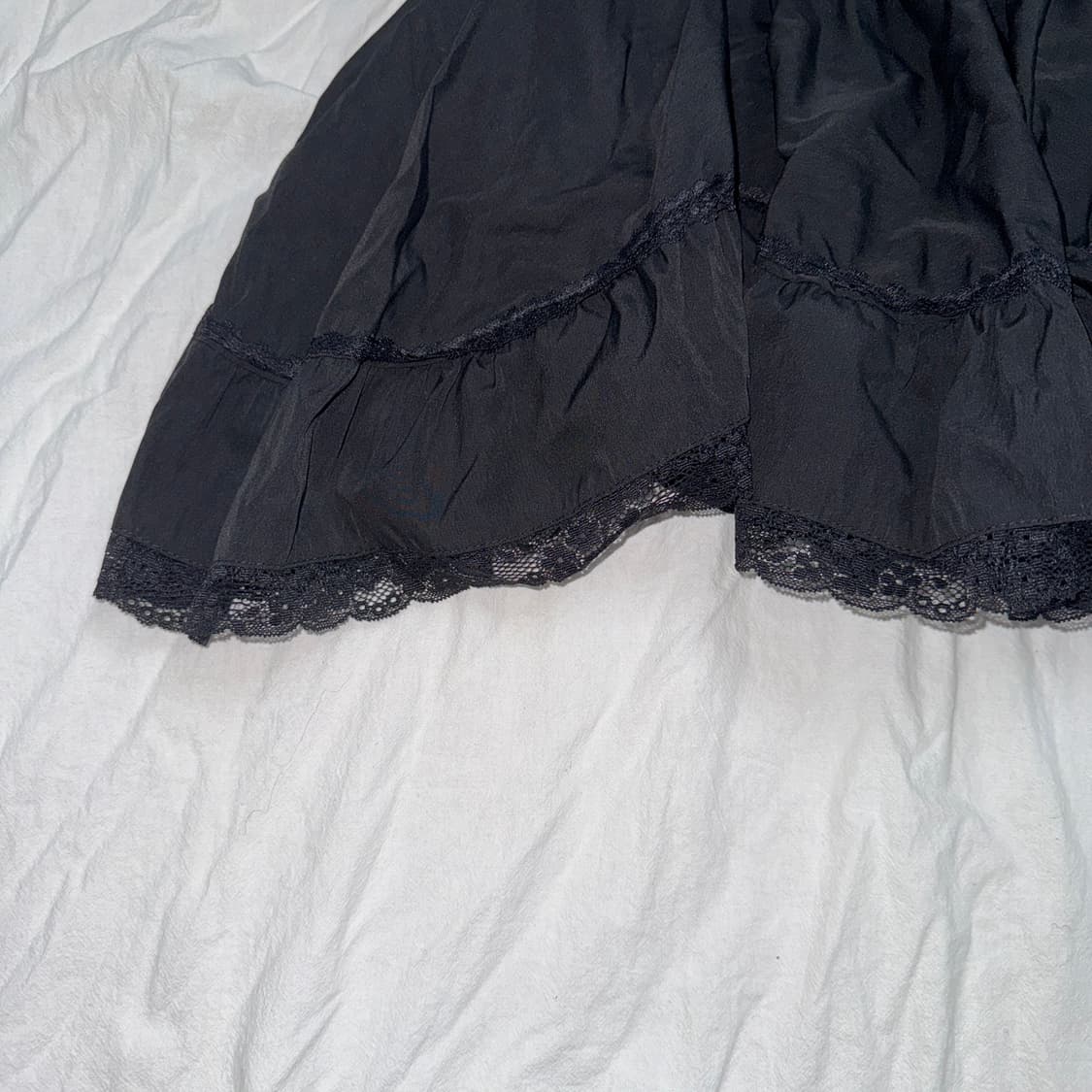 새상품 / 레이스 언발 스커트 속바지 내장  상품이미지2