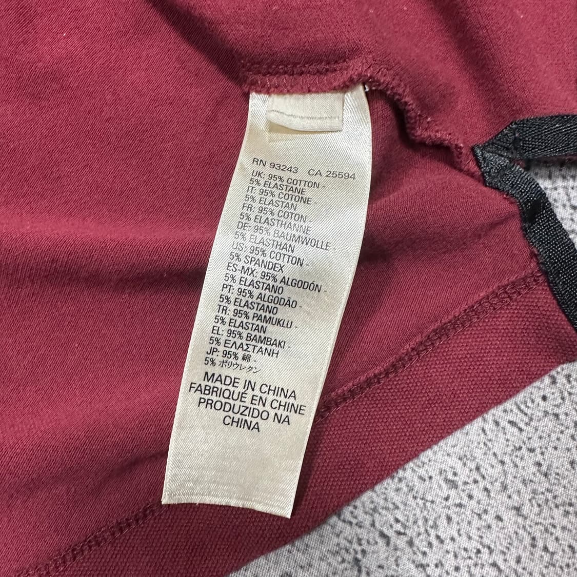 ✨ (바배) 디젤 버건디 PK 카라 반팔티  상품이미지5