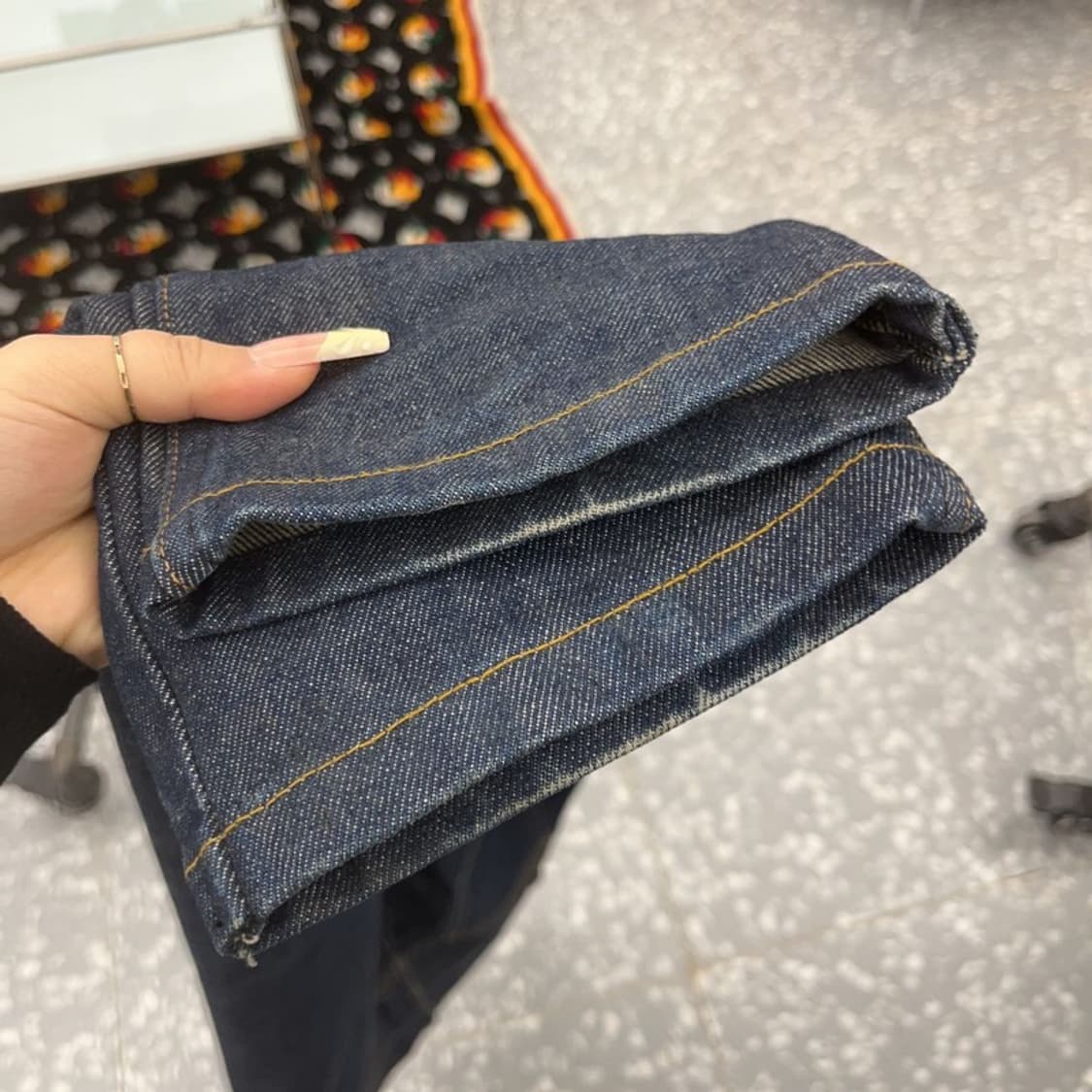 아페쎄 A.P.C 쁘띠 뉴 스탠다드 셀비지 데님팬츠 29인치 C08068 상품이미지6