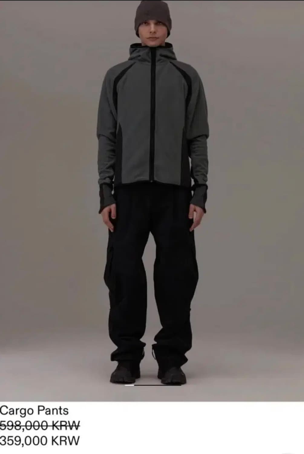 혜인서 카고팬츠 블랙 2사이즈 상품이미지2