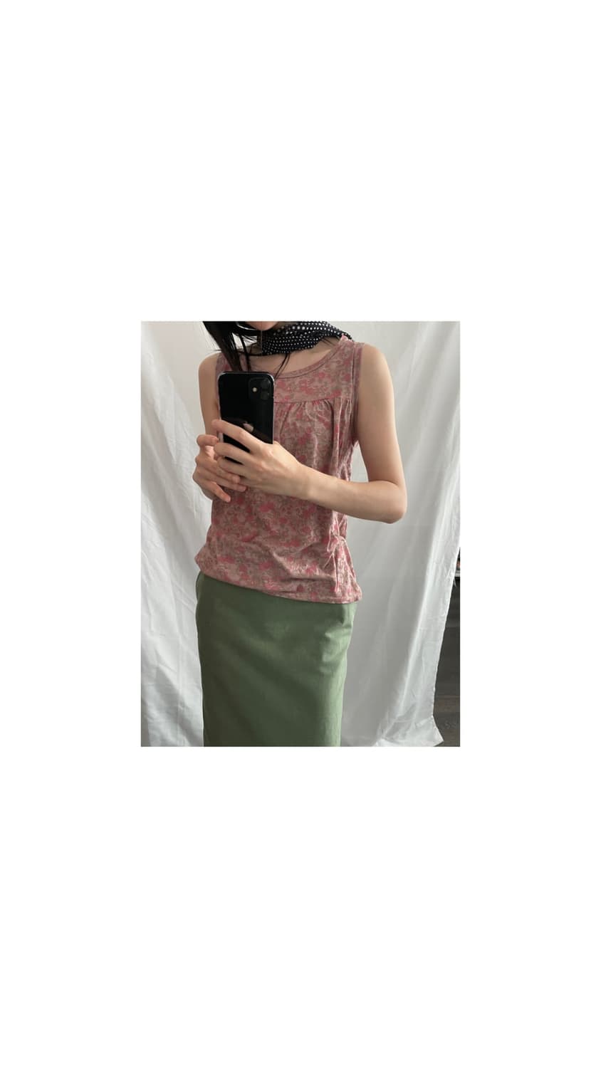United Arrows Pink Label flower sleevele 상품이미지2