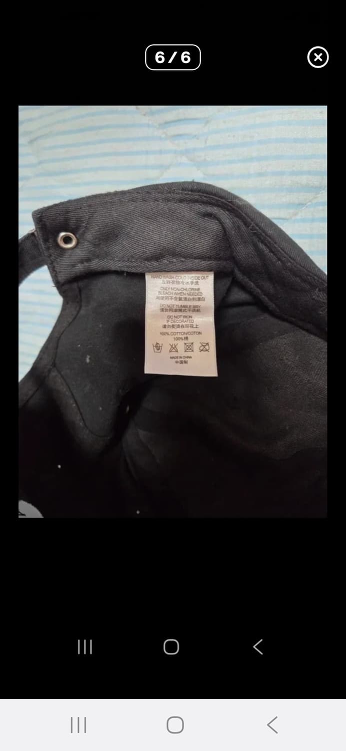 발렌시아가 블랙 볼캡 56~ 상품이미지6