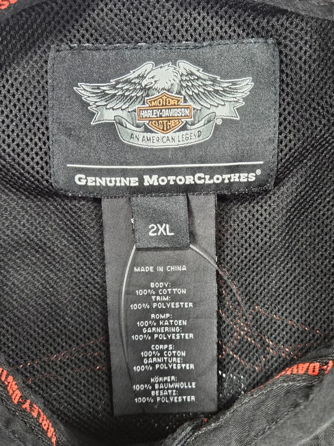 할리데이비슨 바이커 하프 반팔 셔츠 ( 2XL ) / 11819 상품이미지8