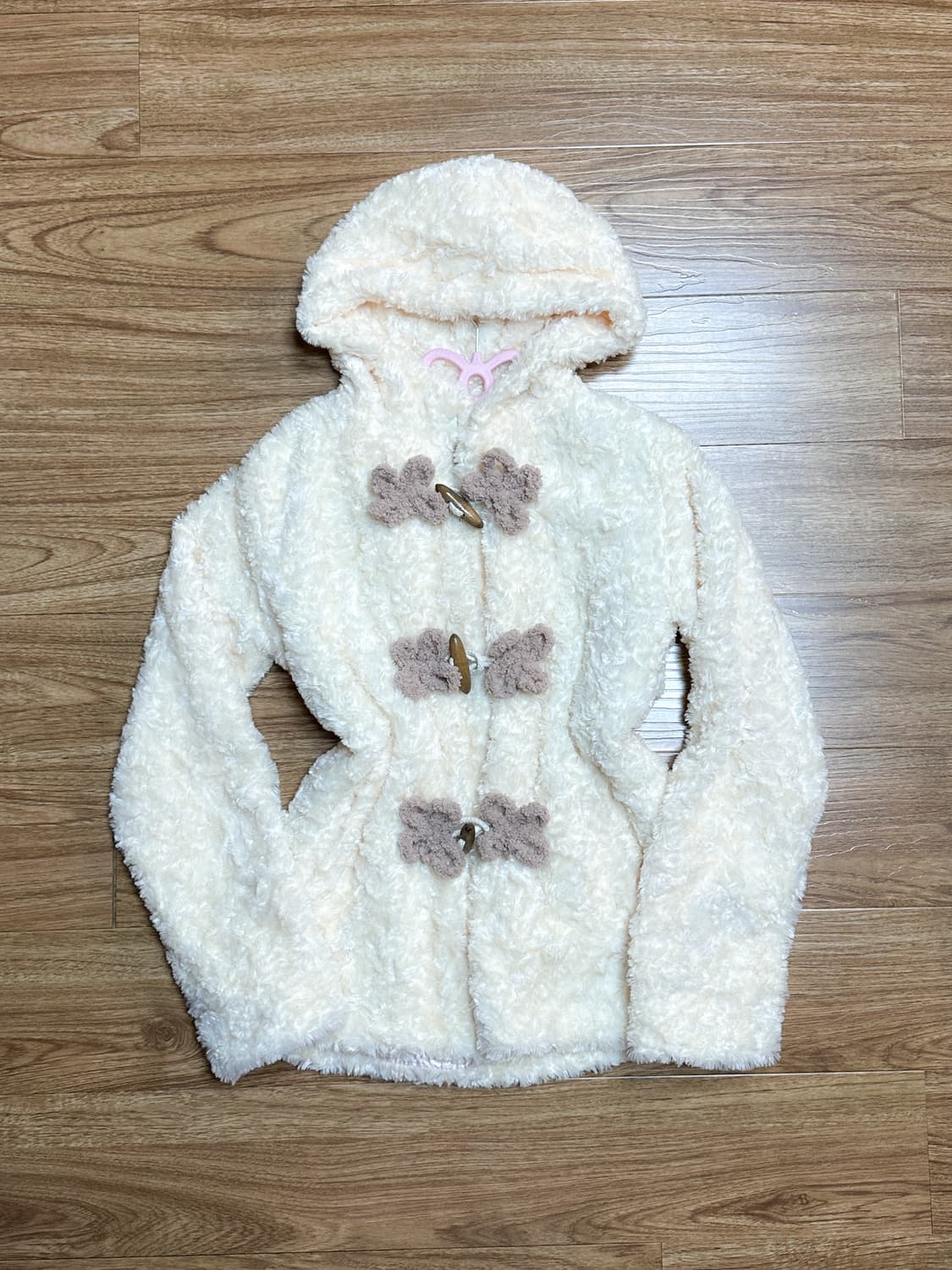 빈티지 라떼 퍼 떡코 더플 코트 히메갸루 로걀 리즈리사깔 히메카지 달천깔 상품이미지1