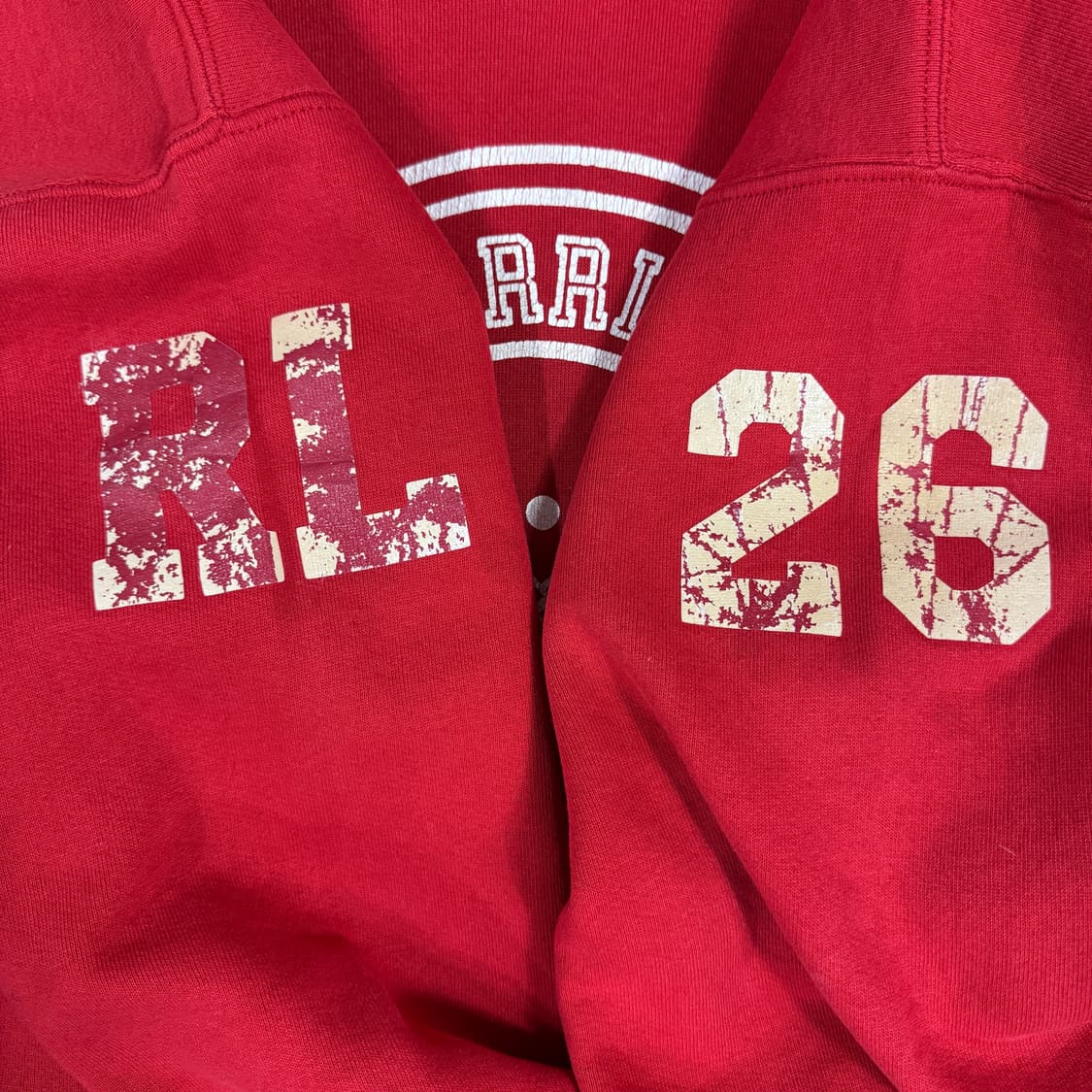 빈티지 90s Russell Hockey Hoodie 러셀 하키팀 후드티 상품이미지5