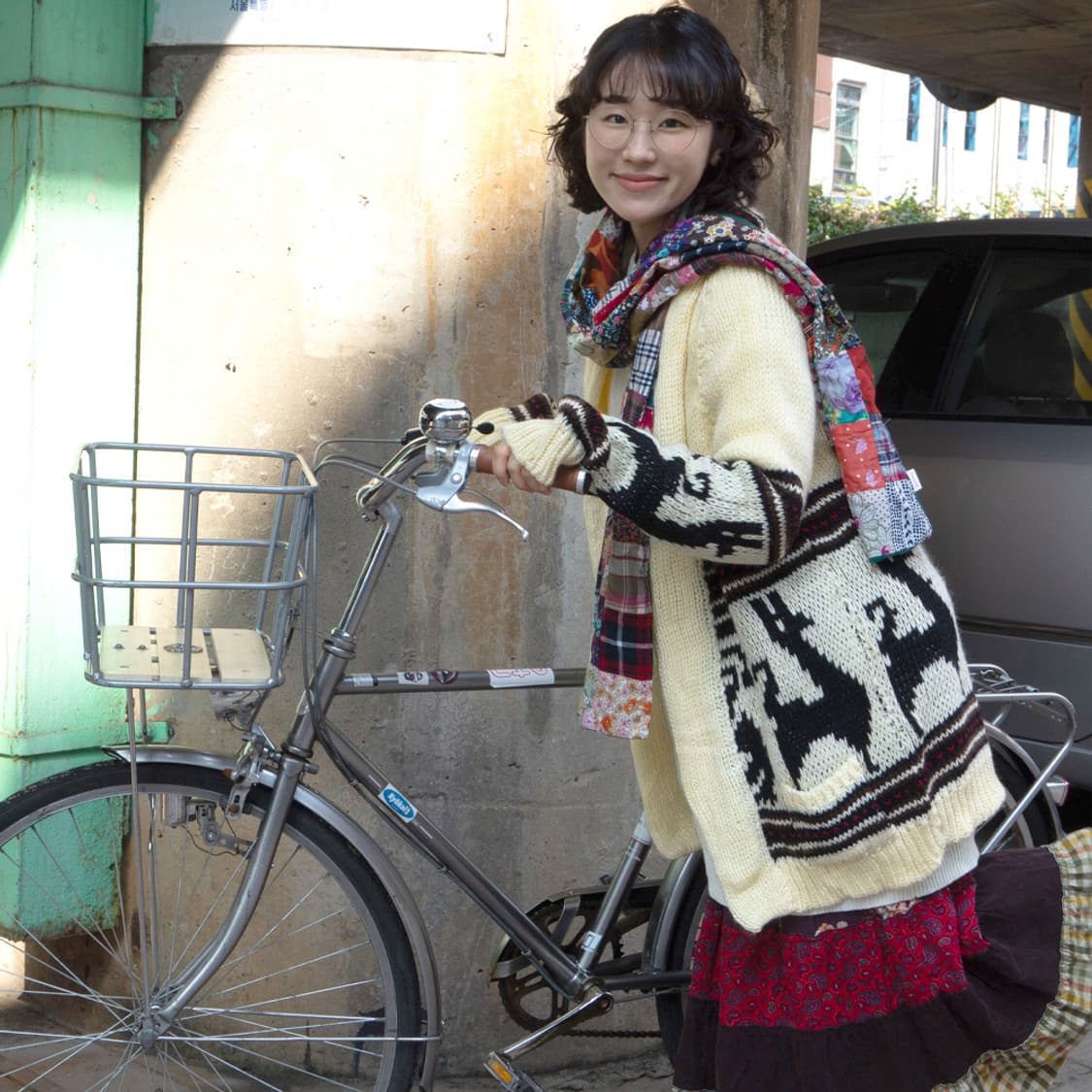 숲속 사슴 코위찬 가디건 상품이미지9