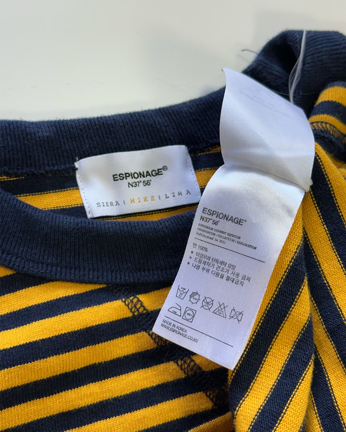 에스피오나지 단가라 맨투맨 상품이미지3