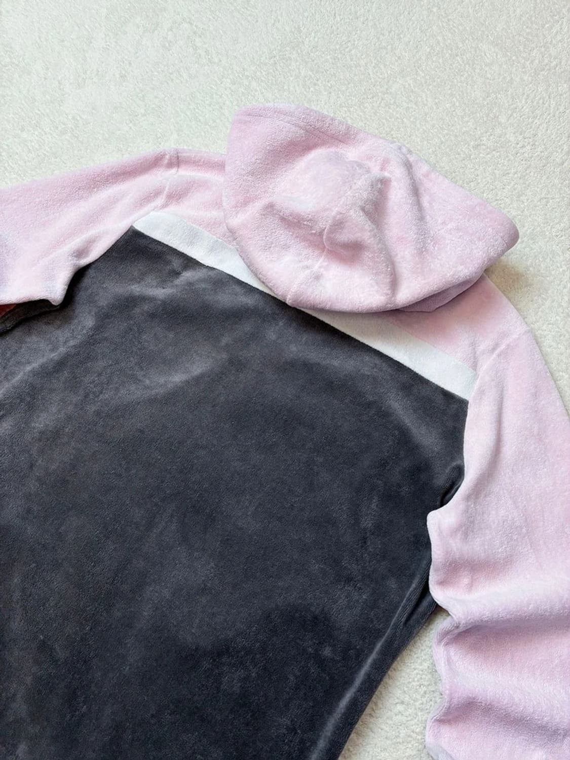 나이키 09FW Y2K 벨벳 후드 집업 PN5791 상품이미지6