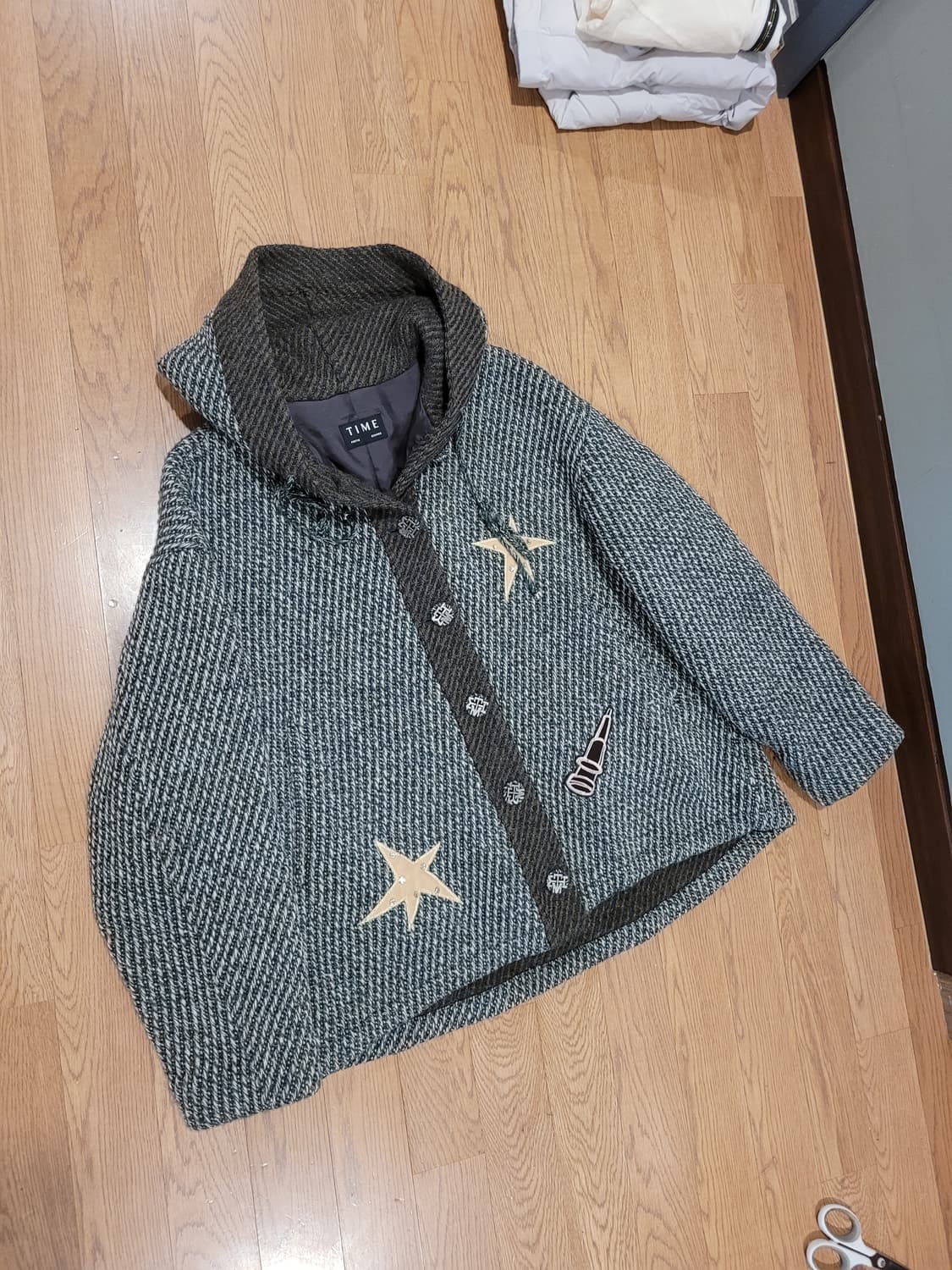 타임 후드 반코트 55~77 상품이미지1