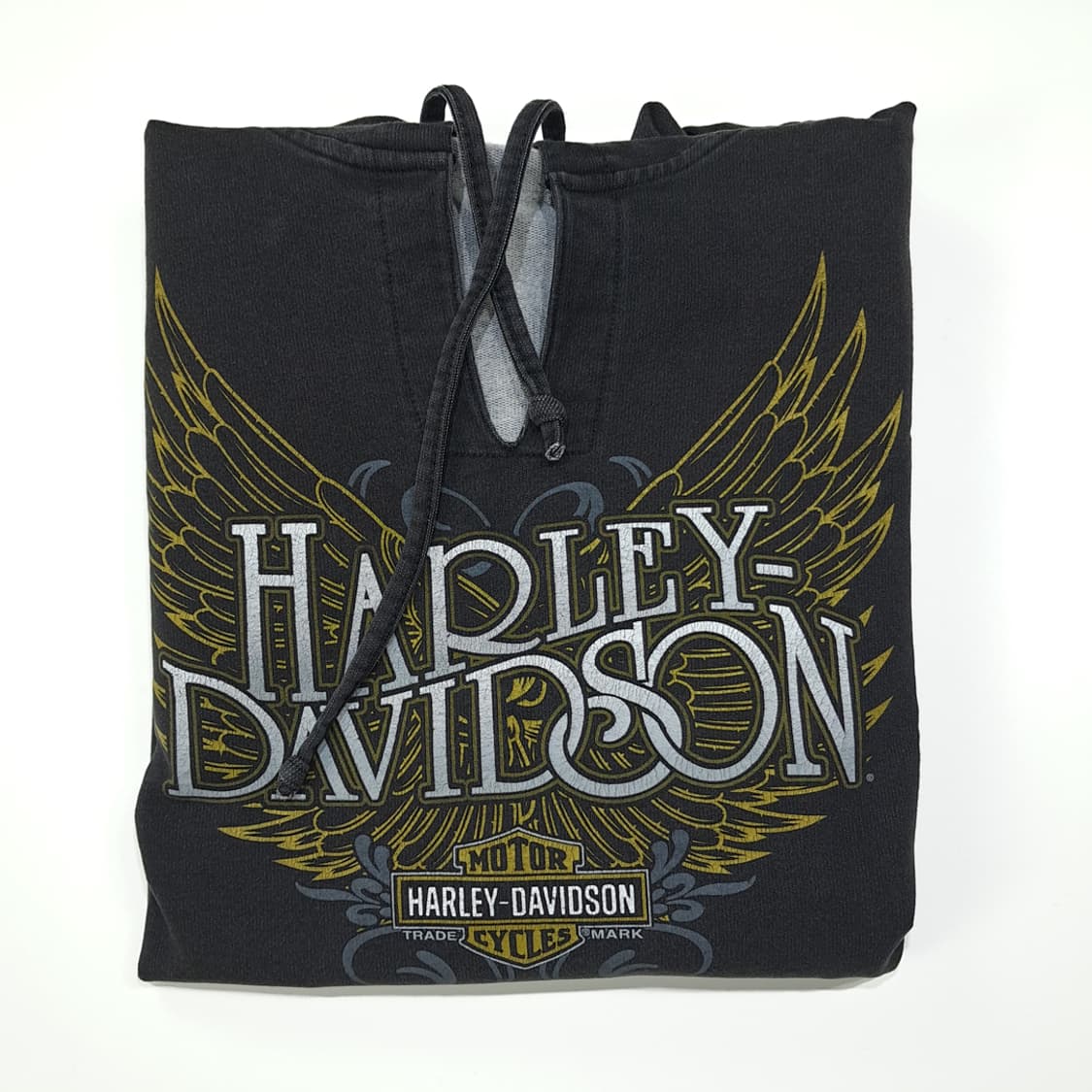 CL641 XL 할리데이비슨 미국판 코튼혼방 차콜 블랙 후드 상품이미지8