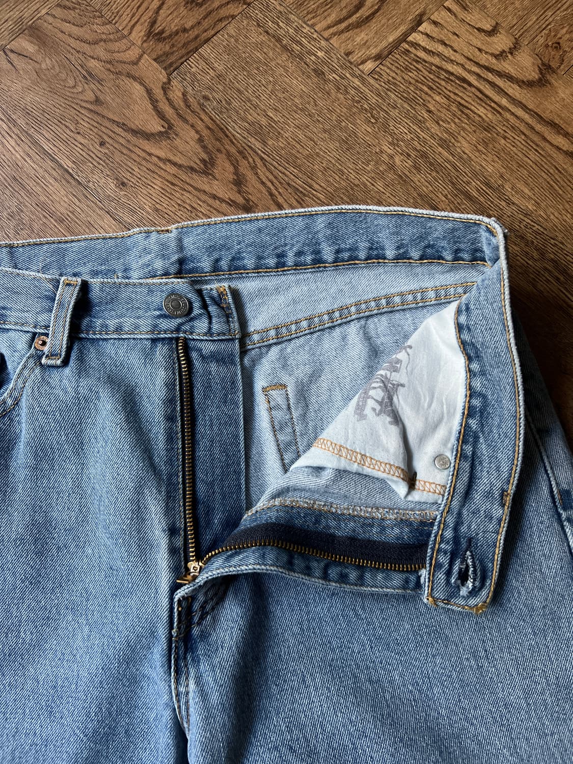 [33]리바이스 505 레귤러 스트레이트 데님 팬츠 상품이미지3