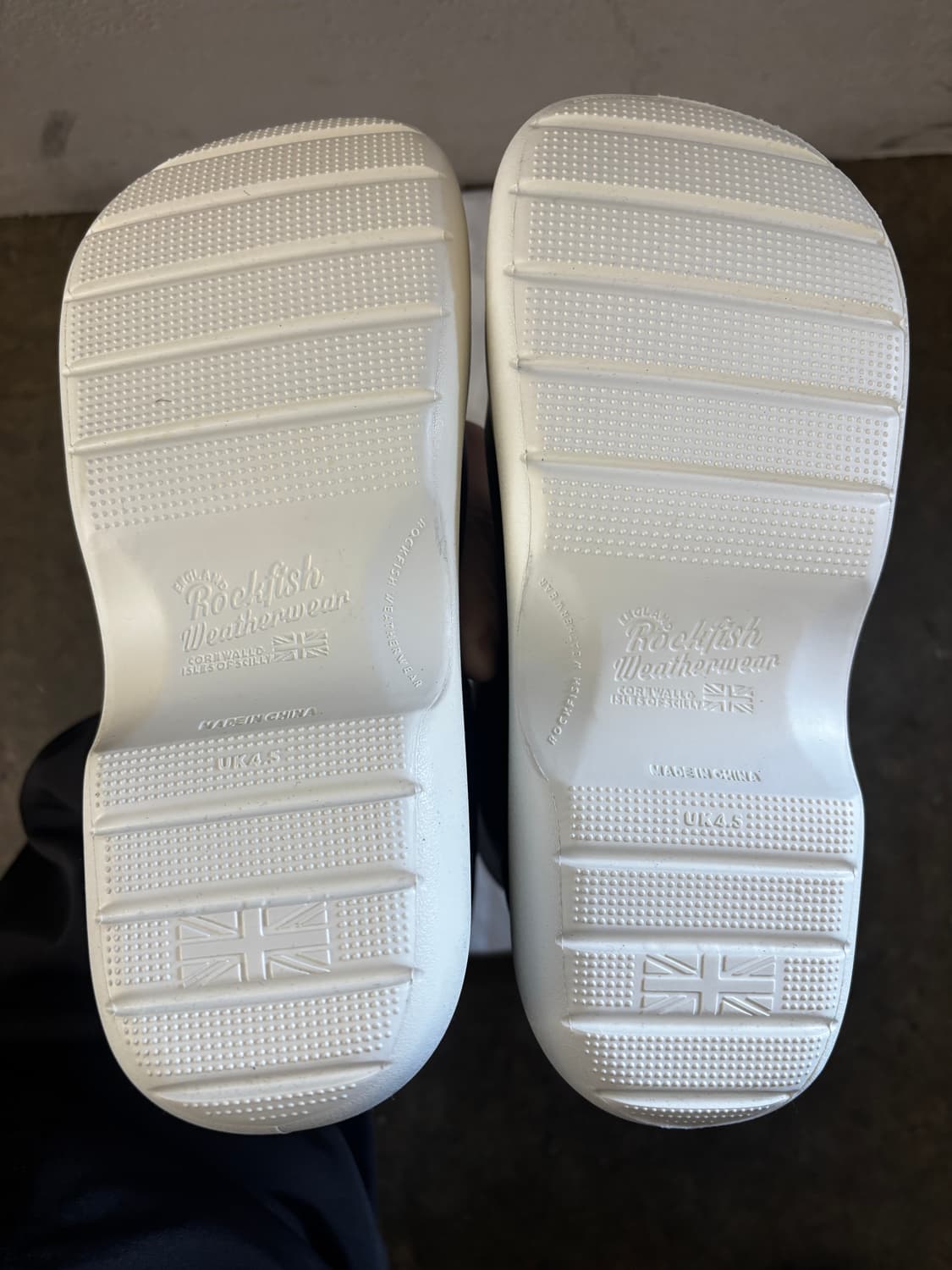 락피쉬 레더웨어 x 나우티카 블랙 숏 레인부츠 235 상품이미지7